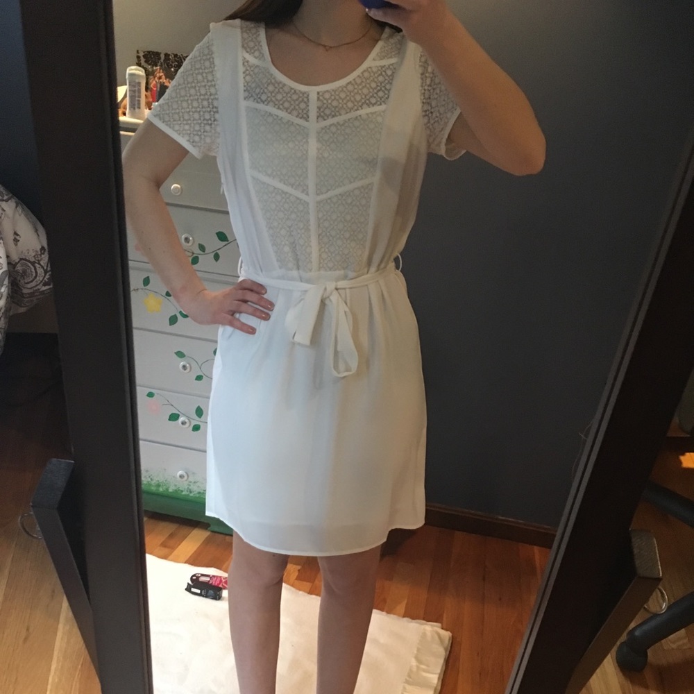 Sud Express white french dress